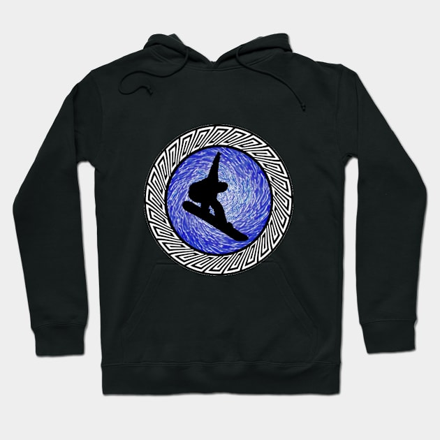 SNOWBOARD SPIN Hoodie by AROJA